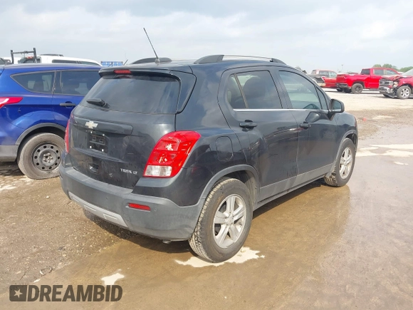 2016 Chevrolet Trax LT with VIN KL7CJLSB3GB668848, listed as a IAAI auction lot 42111976 with 44,363 mi miles and . Bid and sale history available at DreamBid. Image 4.