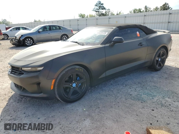 2020 Chevrolet Camaro 1LT with VIN 1G1FB3DS3L0130532, listed as a Copart auction lot 44820173 with 64,408 mi miles. Bid and sale history available at carsss.com. Image 1.
