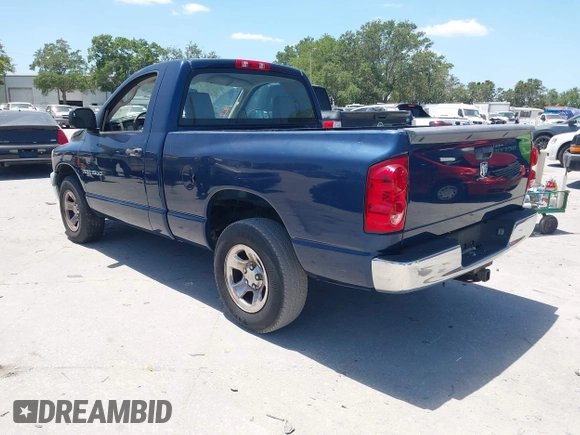 2007 Dodge 1500 ST with VIN 1D7HA16K57J625857, listed as a IAAI auction lot 42167518 with 103,880 mi miles. Bid and sale history available at carsss.com. Image 3.