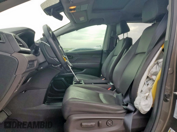 2019 Honda Odyssey EX-L with VIN 5FNRL6H72KB059123, listed as a Copart auction lot 51424205 with 73,412 mi miles and Salvage Title. Bid and sale history available at carsss.com. Image 7.