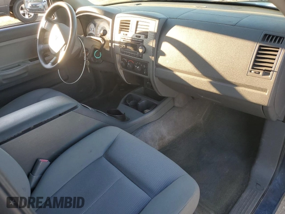 2006 Dodge Dakota SLT with VIN 1D7HW48NX6S503384, listed as a Copart auction lot 46328955 with 89,505 mi miles and Salvage Title. Bid and sale history available at carsss.com. Image 8.