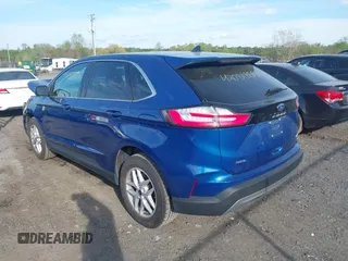 2024 Ford Edge SEL with VIN 2FMPK4J97RBA93748, listed as a IAAI auction lot 42081855 with 27,755 mi miles. Bid and sale history available at carsss.com. Image 3.