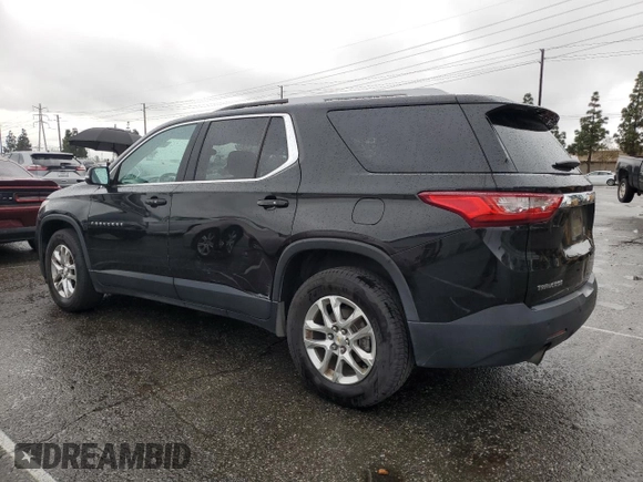 2018 Chevrolet Traverse LT Cloth with VIN 1GNERGKW1JJ249464, listed as a Copart auction lot 55763815 with 107,766 mi miles and Clean Title. Bid and sale history available at carsss.com. Image 2.