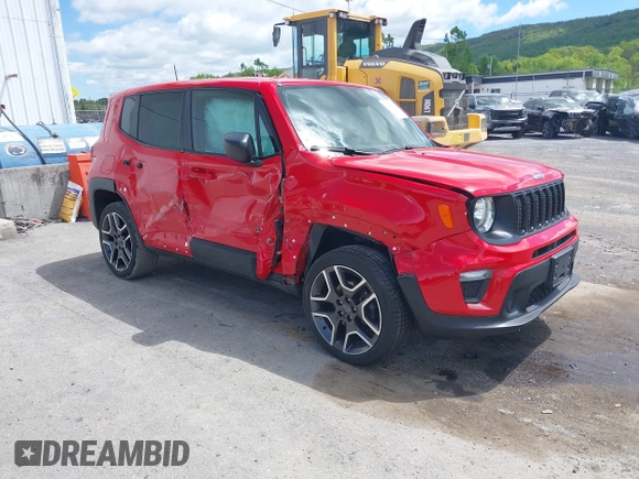 2020 Jeep Renegade Sport z VIN ZACNJBAB0LPM08654, wystawiony jako IAAI lot #42204513 z przebiegiem 46 312 mil mil oraz . Historia ofert i sprzedaży dostępna na DreamBid. Obrazek 1.
