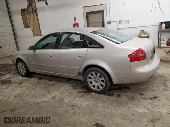 1999 Audi A6 with VIN WAUBA24B8XN100399, listed as a Copart auction lot 87908445 with 39,307 mi miles and Non Repairable. Bid and sale history available at carsss.com. Image 2.