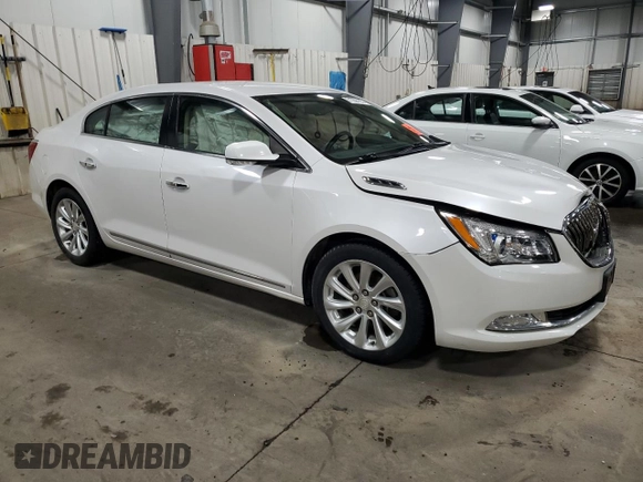 2015 Buick LaCrosse Leather with VIN 1G4GB5G37FF249435, listed as a Copart auction lot 51358105 with 142,443 mi miles and Salvage Title. Bid and sale history available at carsss.com. Image 4.