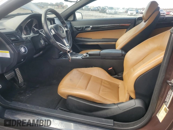 2012 Mercedes-Benz E 350 with VIN WDDKK5KF0CF154460, listed as a Copart auction lot 43518375 with 98,381 mi miles and Salvage Title. Bid and sale history available at DreamBid. Image 7.