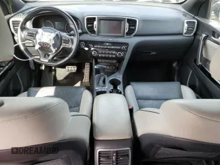 2018 Kia Sportage EX with VIN KNDPN3AC9J7398389, listed as a Copart auction lot 55902125 with 154,786 mi miles and Salvage title. Bid and sale history available at DreamBid. Image 8.