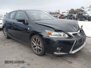 2017 Lexus CT with VIN JTHKD5BH9H2295773, listed as a IAAI auction lot 41701741 with 53,645 mi miles. Bid and sale history available at carsss.com. Image 1.