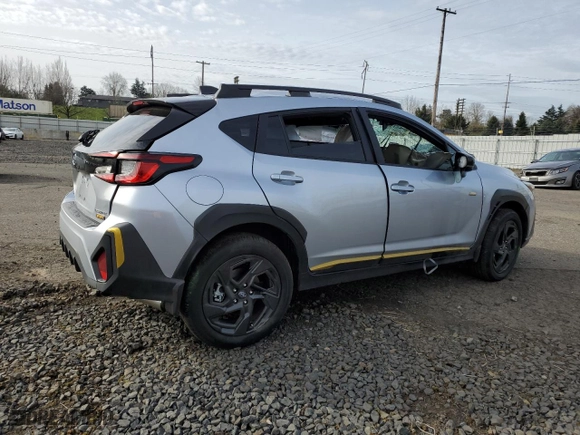 2024 Subaru Crosstrek Sport with VIN 4S4GUHF67R3732002, listed as a Copart auction lot 45688144 with 0 mi miles and Salvage Title. Bid and sale history available at carsss.com. Image 3.