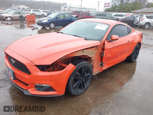 2016 Ford Mustang EcoBoost with VIN 1FA6P8TH8G5266228, listed as a IAAI auction lot 41823278 with 104,595 mi miles and . Bid and sale history available at DreamBid. Image 6.