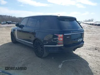 2017 Land Rover Range Rover with VIN SALGW3FE0HA330415, listed as a IAAI auction lot 41503447 with 128,104 mi miles and . Bid and sale history available at DreamBid. Image 3.