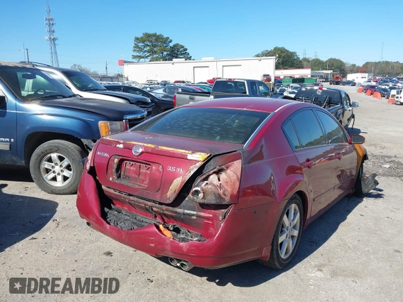 2006 Nissan Maxima 3.5 SL with VIN 1N4BA41E86C863116, listed as a IAAI auction lot 41803478 with 1 mi miles. Bid and sale history available at carsss.com. Image 4.