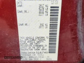 2016 Nissan Altima S с VIN 1N4AL3AP2GN316740, выставлен на аукционе Copart как лот 57789965 с пробегом 119 050 миль миль и Чистый • Clean title. История ставок и продаж доступна на DreamBid. Изображение 12.