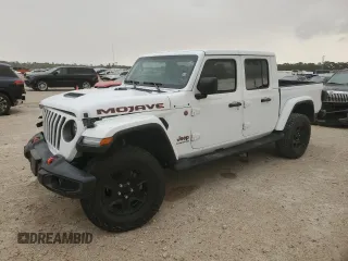 2021 Jeep Gladiator Mojave with VIN 1C6JJTEG3ML621348, listed as a Copart auction lot 48407585 with 20,671 mi miles and Salvage Title. Bid and sale history available at DreamBid. Image 1.