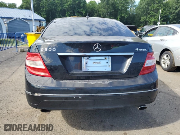 2011 Mercedes-Benz C 300 Sport with VIN WDDGF8BB7BR162416, listed as a Copart auction lot 65396685 with 166,832 mi miles and Clean title. Bid and sale history available at DreamBid. Image 6.