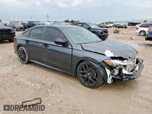 2025 Honda Civic Sport z VIN 2HGFE2F59SH539467, wystawiony jako Copart lot #58836935 z przebiegiem 5527 mil mil oraz Szkody całkowita. Historia ofert i sprzedaży dostępna na DreamBid. Obrazek 4.
