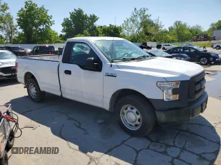 2016 Ford F-150 XL with VIN 1FTMF1C84GKD38765, listed as a Copart auction lot 57071445 with 142,677 mi miles and Salvage title. Bid and sale history available at DreamBid. Image 4.