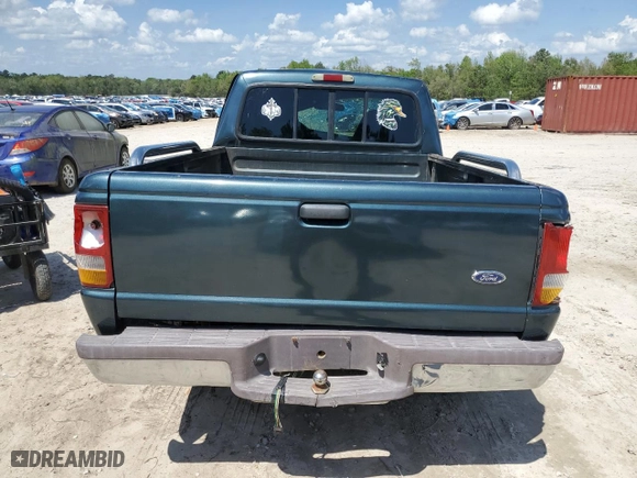 1995 Ford Ranger Splash with VIN 1FTCR10A3SUB11395, listed as a Copart auction lot 50945405 with 146,476 mi miles and Salvage Title. Bid and sale history available at carsss.com. Image 6.