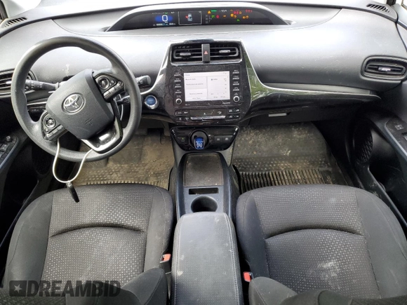 2022 Toyota Prius LE with VIN JTDL9MFUXN3038720, listed as a Copart auction lot 61212455 with 66,669 mi miles and Salvage title. Bid and sale history available at DreamBid. Image 8.
