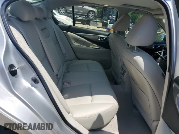 2014 Infiniti Q50 Premium with VIN JN1BV7AR7EM697072, listed as a Copart auction lot 60526535 with 227,626 mi miles and Salvage title. Bid and sale history available at DreamBid. Image 10.
