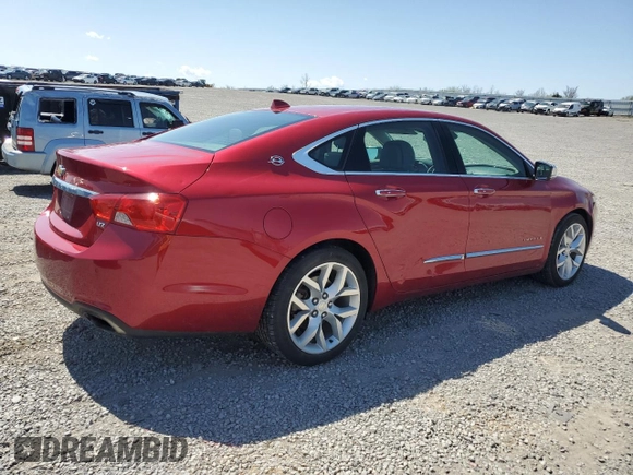 2014 Chevrolet Impala LTZ with VIN 2G1145SL5E9212282, listed as a Copart auction lot 52593355 with 97,099 mi miles and Salvage Title. Bid and sale history available at DreamBid. Image 3.