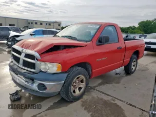 2005 Dodge 1500 ST z VIN 1D7HA16K55J627251, wystawiony jako Copart lot #58992765 z przebiegiem 136 938 mil mil oraz Szkoda całkowita • Salvage title. Historia ofert i sprzedaży dostępna na DreamBid. Obrazek 1.