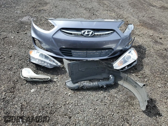 2016 Hyundai Accent Sport with VIN KMHCU5AE4GU270582, listed as a Copart auction lot 50490814 with 117,269 mi miles and Salvage Title. Bid and sale history available at carsss.com. Image 12.