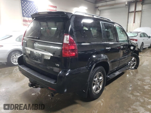 2009 Lexus GX 470 with VIN JTJBT20X990175379, listed as a Copart auction lot 81489044 with 135,386 mi miles and Salvage Title. Bid and sale history available at carsss.com. Image 3.