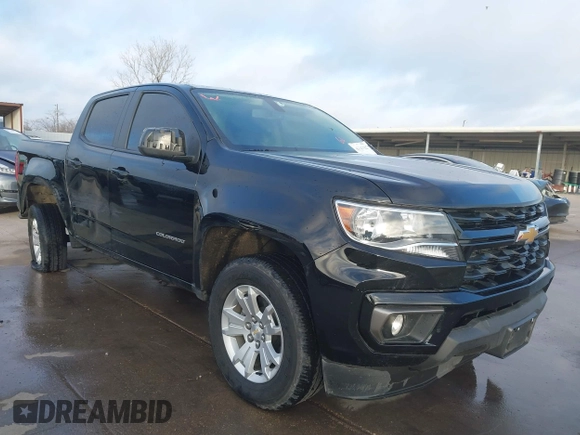 2021 Chevrolet Colorado 2WD LT with VIN 1GCGSCEN4M1239033, listed as a IAAI auction lot 41767927 with 46,641 mi miles and . Bid and sale history available at DreamBid. Image 6.