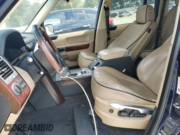 2012 Land Rover Range Rover HSE Lux with VIN SALMF1D46CA389852, listed as a Copart auction lot 67006465 with Not provided miles and Salvage title. Bid and sale history available at DreamBid. Image 7.