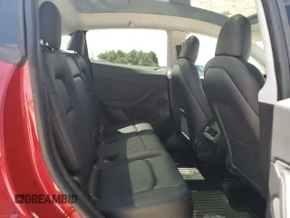 2021 Tesla Model Y Long Range z VIN 5YJYGDEE0MF099274, wystawiony jako Copart lot #53858995 z przebiegiem 91 120 mil mil oraz Szkoda całkowita • Salvage title. Historia ofert i sprzedaży dostępna na DreamBid. Obrazek 10.