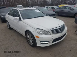 2012 Mercedes-Benz C-Class C 300 Sport with VIN WDDGF8BB8CR230160, listed as a IAAI auction lot 41712051 with 138,817 mi miles. Bid and sale history available at carsss.com. Image 1.