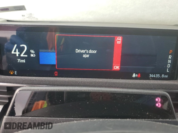 2023 Ford Mustang Mach-E Select with VIN 3FMTK1SS1PMA09403, listed as a Copart auction lot 49500935 with 34,435 mi miles and Salvage title. Bid and sale history available at DreamBid. Image 9.