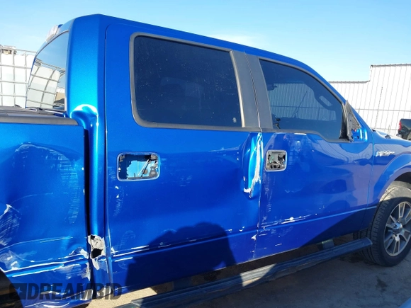 2014 Ford F-150 XL with VIN 1FTFW1CF6EKD90807, listed as a IAAI auction lot 41466067 with 127,686 mi miles. Bid and sale history available at carsss.com. Image 6.