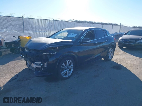 2017 Infiniti QX30 Sport with VIN SJKCH5CP3HA038000, listed as a IAAI auction lot 41454918 with 75,086 mi miles and . Bid and sale history available at DreamBid. Image 2.