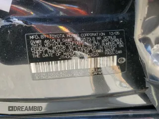 2006 Lexus IS 250 with VIN JTHCK262365003626, listed as a Copart auction lot 50768335 with 252,699 mi miles and Salvage Title. Bid and sale history available at DreamBid. Image 14.