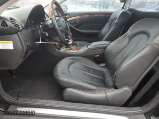 2005 Mercedes-Benz CLK-Class 5.0L with VIN WDBTJ75J05F138614, listed as a Copart auction lot 44733355 with 113,866 mi miles and Salvage Title. Bid and sale history available at carsss.com. Image 7.