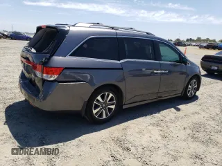 2014 Honda Odyssey Touring с VIN 5FNRL5H92EB116923, выставлен на аукционе Copart как лот 58060645 с пробегом 106 285 миль миль и Списание • Salvage title. История ставок и продаж доступна на DreamBid. Изображение 3.