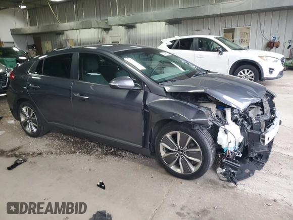 2017 Hyundai Ioniq Limited with VIN KMHC85LC7HU020819, listed as a Copart auction lot 53632155 with 72,404 mi miles and Clean Title. Bid and sale history available at DreamBid. Image 4.