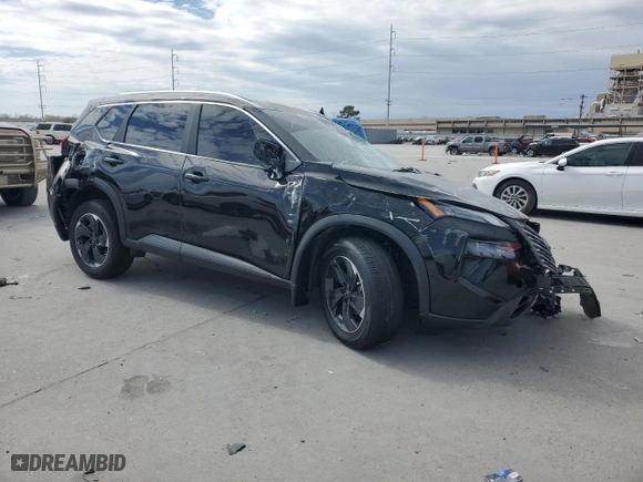 2024 Nissan Rogue SV with VIN 5N1BT3BA6RC711653, listed as a Copart auction lot 47695115 with 10,942 mi miles and Salvage Title. Bid and sale history available at carsss.com. Image 4.