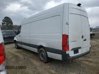 2024 Mercedes-Benz Sprinter with VIN W1Y4KCHY3RT180668, listed as a Copart auction lot 48547265 with 57,569 mi miles and Salvage Title. Bid and sale history available at DreamBid. Image 2.