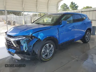 2025 Chevrolet Blazer LT with VIN 3GNKBCR42SS194169, listed as a Copart auction lot 65623175 with 13,752 mi miles and Salvage title. Bid and sale history available at DreamBid. Image 1.
