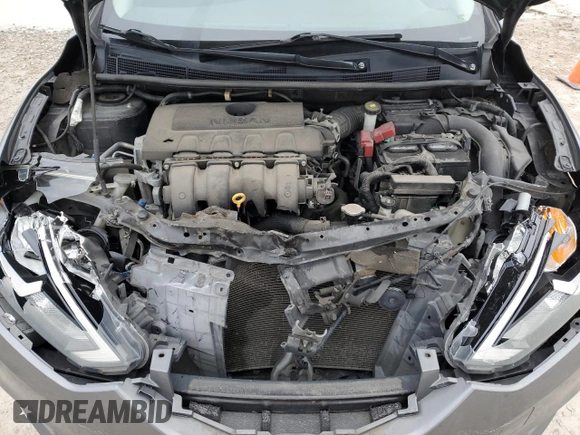 2017 Nissan Sentra SV with VIN 3N1AB7APXHL648420, listed as a Copart auction lot 46374755 with 150,746 mi miles and Salvage Title. Bid and sale history available at carsss.com. Image 13.