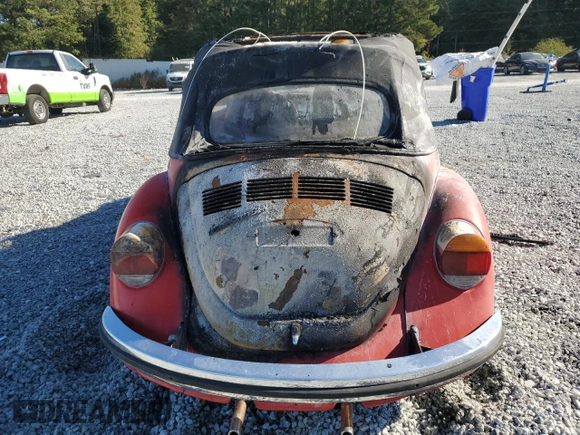 1973 Volkswagen Beetle with VIN 1532621381, listed as a Copart auction lot 76467054 with Not Provided miles and Salvage Title. Bid and sale history available at DreamBid. Image 6.