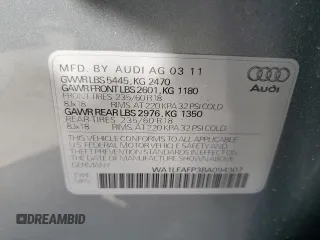 2011 Audi Q5 Premium Plus with VIN WA1LFAFP3BA094307, listed as a Copart auction lot 61097305 with 162,366 mi miles and Clean title. Bid and sale history available at DreamBid. Image 13.