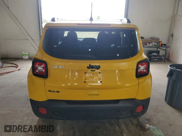 2018 Jeep Renegade Upland with VIN ZACCJBABXJPH57411, listed as a Copart auction lot 56399085 with 60,831 mi miles and Non repairable. Bid and sale history available at DreamBid. Image 6.