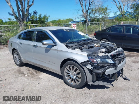 2017 Chevrolet Impala LS with VIN 1G11Z5SA8HU205947, listed as a IAAI auction lot 41826385 with 24,311 mi miles and . Bid and sale history available at DreamBid. Image 1.