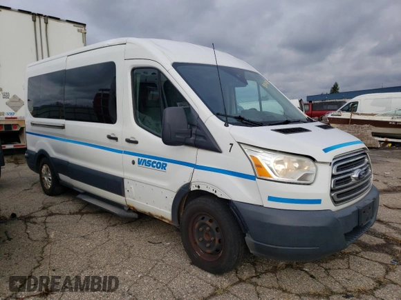 2015 Ford Transit XL z VIN 1FBZX2CG5FKA75687, wystawiony jako Copart lot #83569214 z przebiegiem 73 422 mil mil oraz Czysty tytuł • Clean title. Historia ofert i sprzedaży dostępna na DreamBid. Obrazek 4.