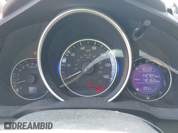 2015 Honda Fit EX-L with VIN 3HGGK5H81FM702738, listed as a IAAI auction lot 42572702 with 142,784 mi miles and . Bid and sale history available at DreamBid. Image 7.
